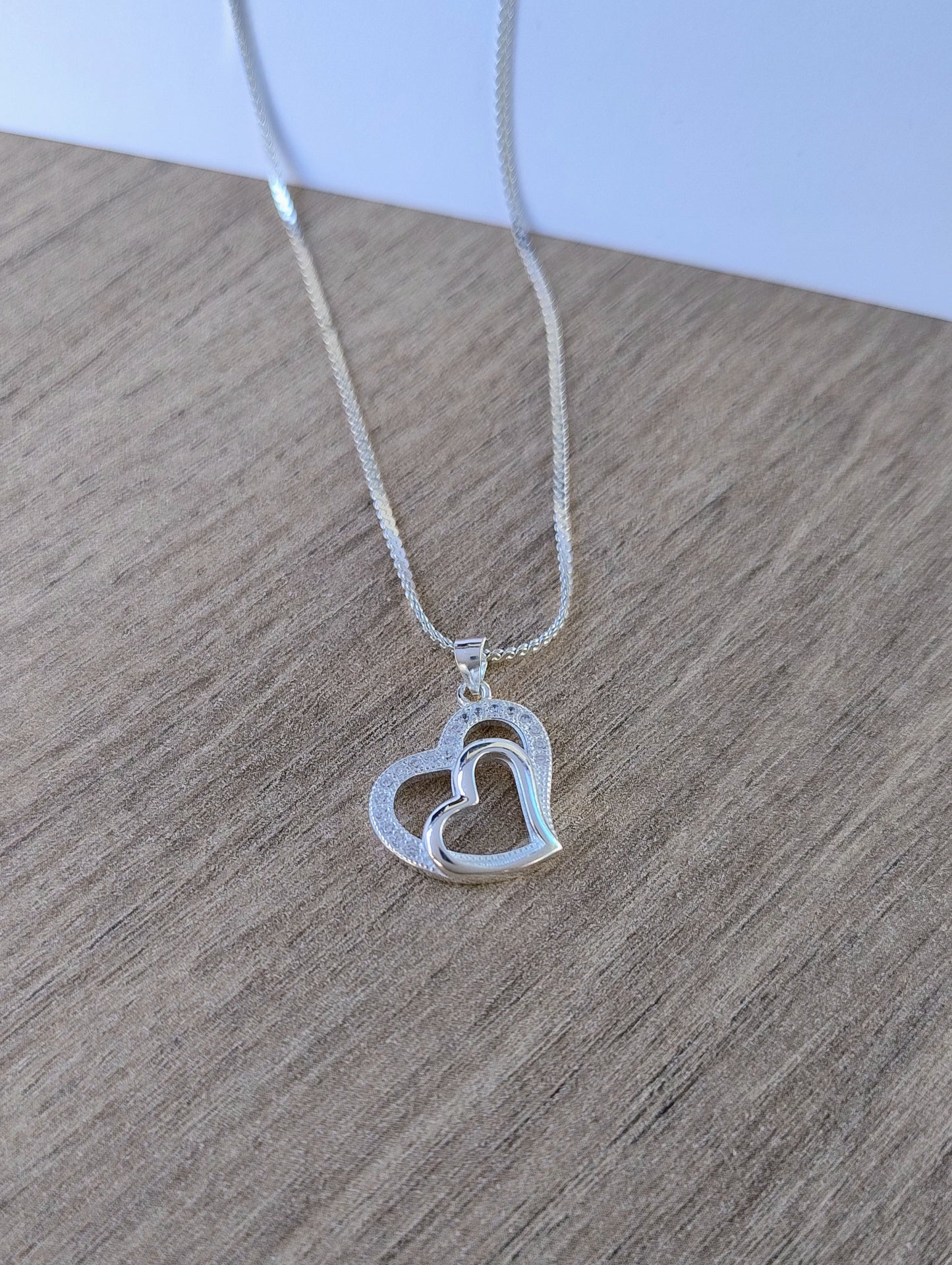 Colgante Dos Corazones