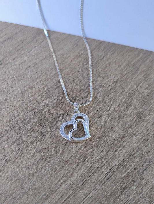 Colgante Dos Corazones