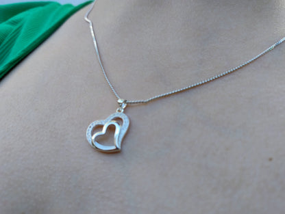 Colgante Dos Corazones